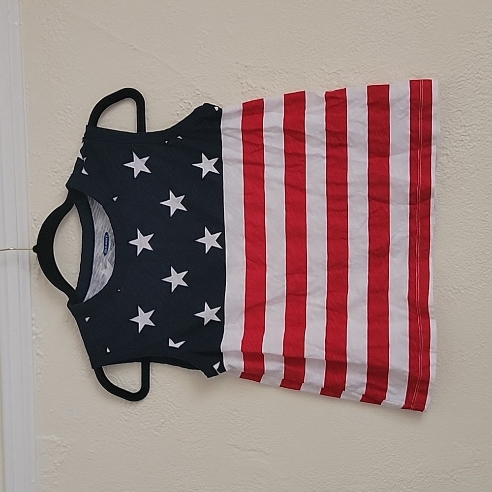 Old Navy American Flag Crop Top